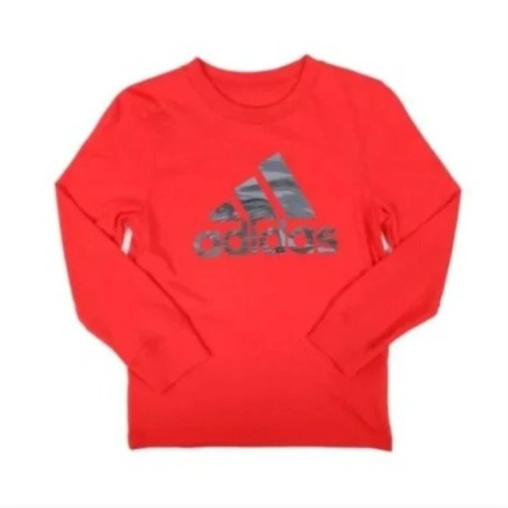 Adidas Boys Long Sleeve Camo Bos Tee - 6